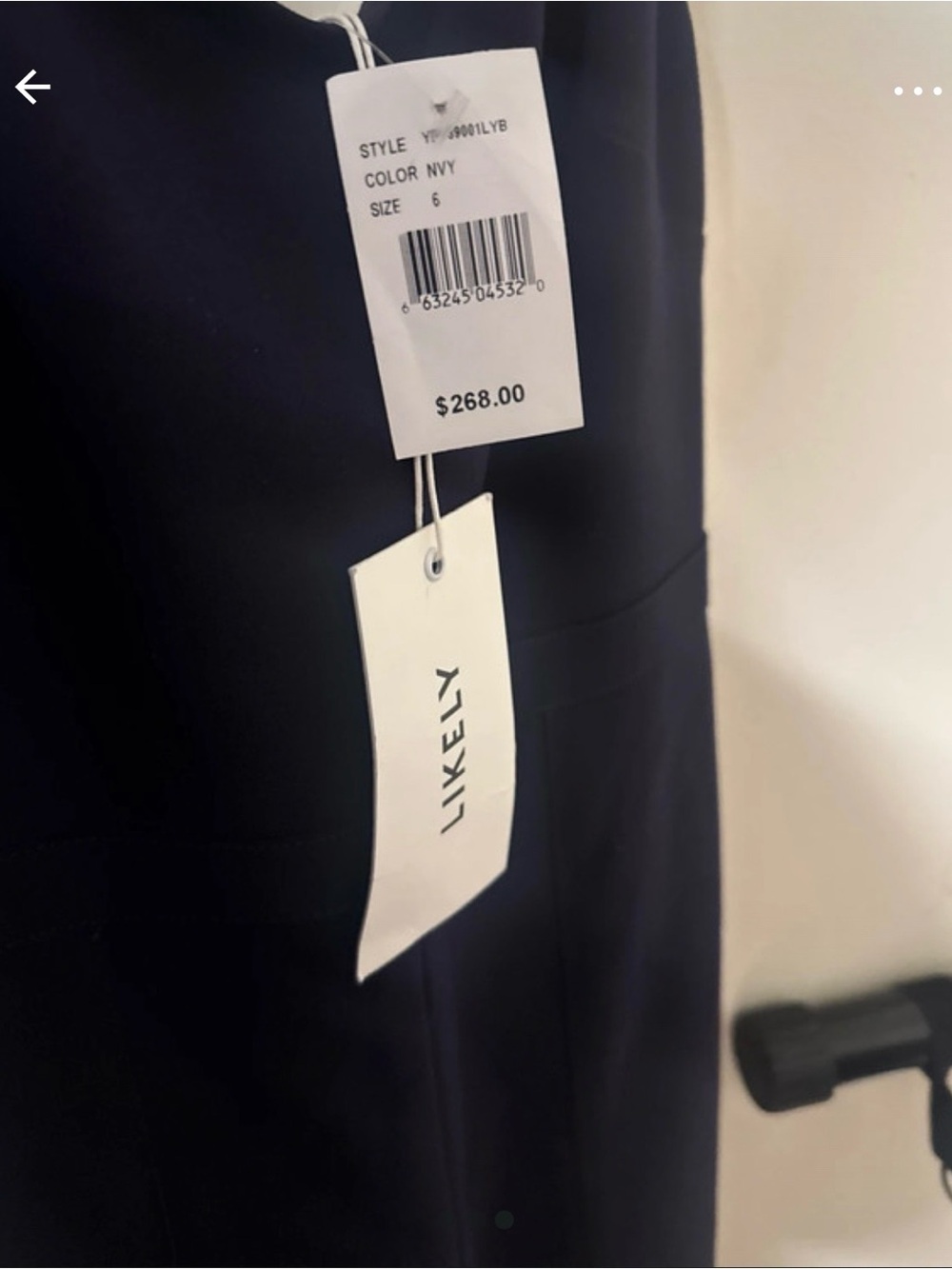 Likely Navy Women's Tailored Dress - Deep Navy